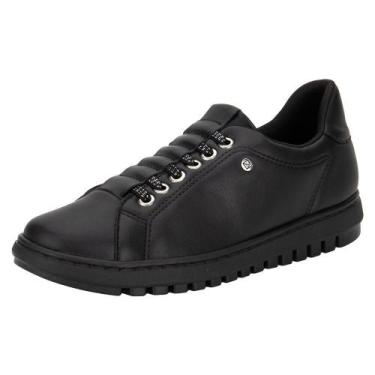 Imagem de Tênis feminino casual piccadilly 937005, Preto, 37