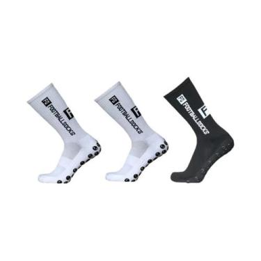 Imagem de Meias De Futebol Antiderrapantes Com Ventosas De Silicone Para Homens 