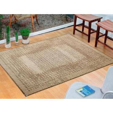 Imagem de Tapete1,50x2,00 sisal lancer não escorrega moderno lavavel resistente 