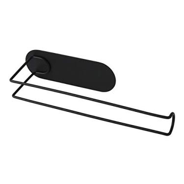 Imagem de 3FLQOOPP Suporte de toalha de papel de ferro nórdico dourado montado na parede prateleira organizadora de casa ferramenta de cozinha para papel toalha envoltório plástico (cor: 3-Pack) (Argento