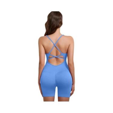 Imagem de Macacão De Yoga Feminino Slim Fit De Secagem Rápida E Elástico, Design