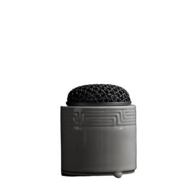 Imagem de Queimador de incenso pequeno de cerâmica com tampa para uso doméstico, bastões de incenso, suporte de incenso, decoração de casa, sala de estudo, incensário de suprimentos de sala de estar