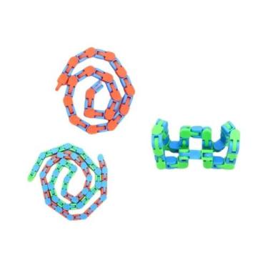 Imagem de Brinquedo Antiestresse De Cadeia De Bicicleta, Pulseira Fluida De 24 N