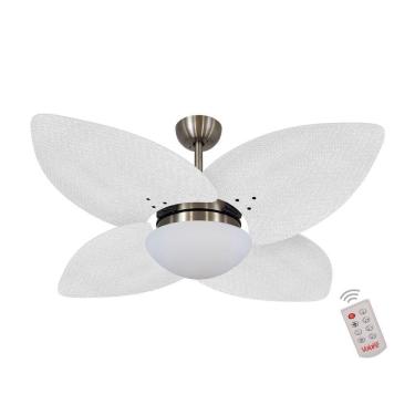 Imagem de Ventilador De Teto Bronze 4 Pás Branco 127V C/ Controle