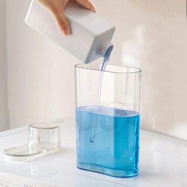 Imagem de Pote Dispenser Com Copo Dosador E Tampa Hermética Com Trava Multiuso 2000ml