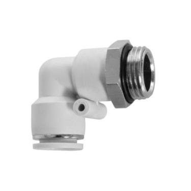 Imagem de Engate Rápido tipo Joelho 90 Blukit 1/2'' Mangueira 6,6mm