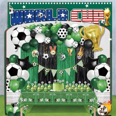 Imagem de Kit Balões Tema Futebol Copa do Mundo Decoração Festa Aniversário - 44