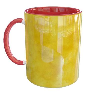 Imagem de Caneca Porcelana Vaticano Bandeira - Pense Canecas, Vermelho