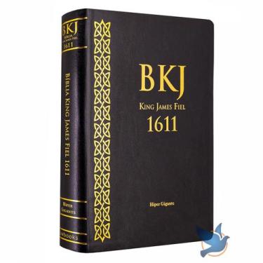 Imagem de Bíblia Sagrada King James Fiel 1611 Letra Hiper Gigante Capa Preta - B