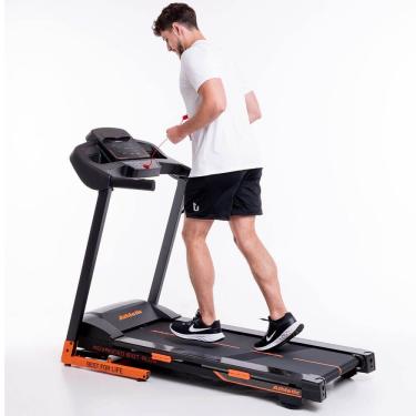Imagem de Esteira Athletic Advanced 610T Plus 16km/h 130kg Inclinação Eletrônica 12 Programas Dobrável Robusta