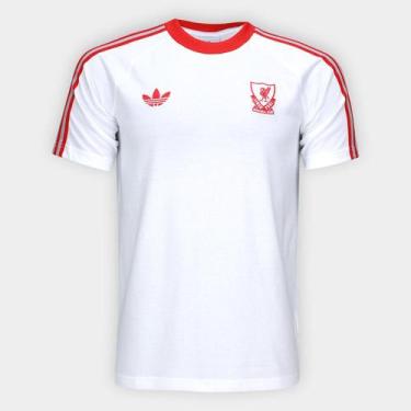 Imagem de Camisa Liverpool Originals Adidas Masculina, Branco, M