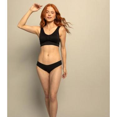 Imagem de Top Clássico Com Bojo Removível Basic Pro Preto, G, Preto