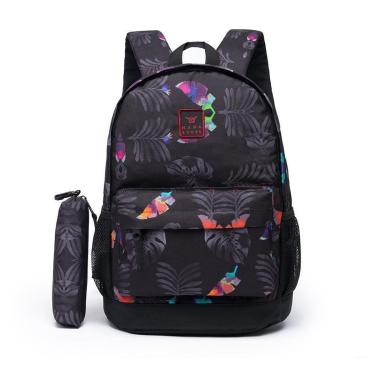 Imagem de Mochila Casual Notebook Feminina Impermeável Resistente Estojo Hang Loose 16 Litros-Feminino