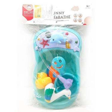 Imagem de Kit Mini Banheira com Brinquedos Para Banho Sortido BLS65-8 - Dorémi -