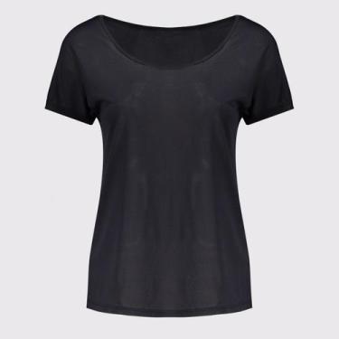 Imagem de Camiseta Selene Dryfit Básica Feminina Preto, M