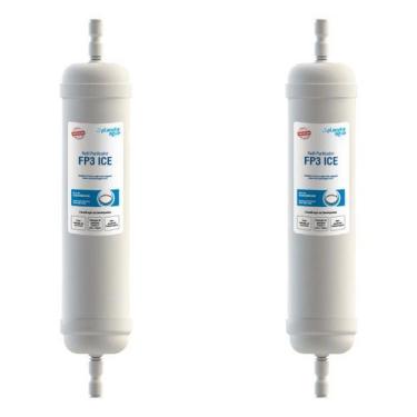 Imagem de Kit 2 Peças Refil Filtro Água Refrigeradores Fp3 Ice 1074r - Planeta Á