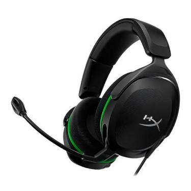 Imagem de Fone headset gamer hyperx cloud stinger 2 core 3.5mm preto e verde 6h9