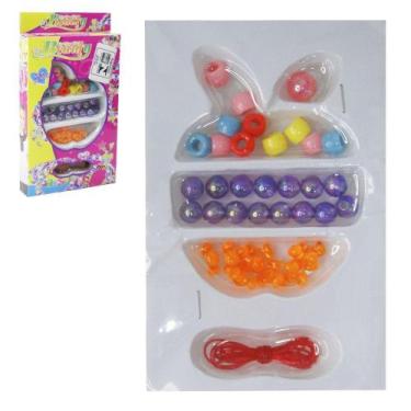Imagem de Kit beleza / bijuteria infantil com 40 micangas colors beauty na caixa