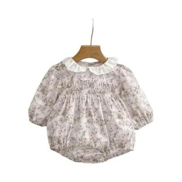 Imagem de Vestido Floral Para Bebê Menina Recém-Nascida 0-6 Anos, Conjunto De Al