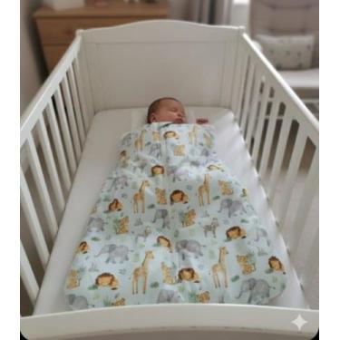Imagem de Saco de dormir inverno bebê manga longa dupla face G - Malubaby