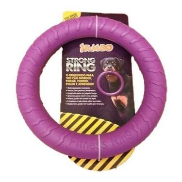 Imagem de Brinquedo Pet Cachorro Anel Frisbee Resistente Flutua Água - Jambo, Ro