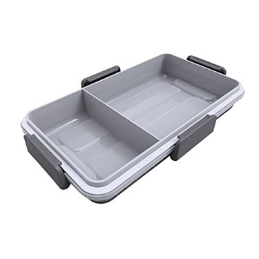 Imagem de Marmita Porta Alimentos com 2 compartimentos, Marfim, Prottector