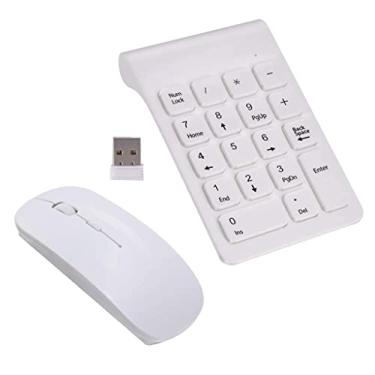 Imagem de Silencioso Sem Fio USB de 2.4G com, Branco