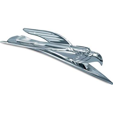 Imagem de Kuryakyn 7333 Motorcycle Accent Accessory: Front Fender Deco Eagle Ornament, Chrome