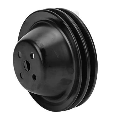 Imagem de Polia de Correia em V, Longa Durabilidade Alta Resistência à Ferrugem Design Antiderrapante Polia de Bomba de Água Curta para Carro