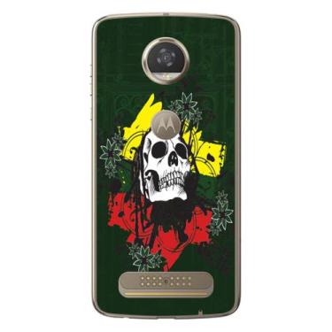 Imagem de Capa Adesivo Skin024 Verso Para Motorola Moto Z2 Play - Kawaskin