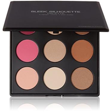 Imagem de Coastal Scents Paleta Blush, iluminador e Bronzer da Silhouette (PL-017)