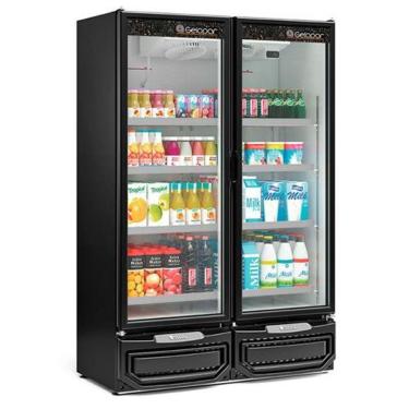 Imagem de Balcao Refrigerado Frios E Laticinios Vert Gcvr-950 Preto 2 Portas 220V - Gelopar