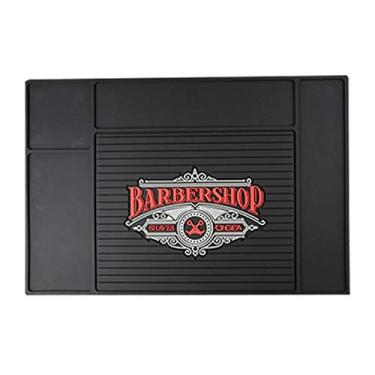 Imagem de Wandteppich de Estação de Barbeiro, Wandteppich de Estação de de Barbeiro Antiderrapante Flexível para Escovas Tesouras Profissional Tap