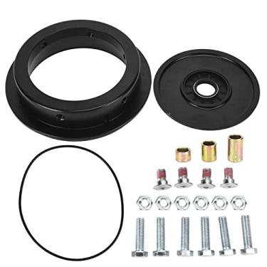 Imagem de Acouto Flange de freio do tambor traseiro motocicleta 13 cm liga de alumínio flange de freio do tambor traseiro motocicleta preto para YBR CG GN GS motor GY6 125 150 flange