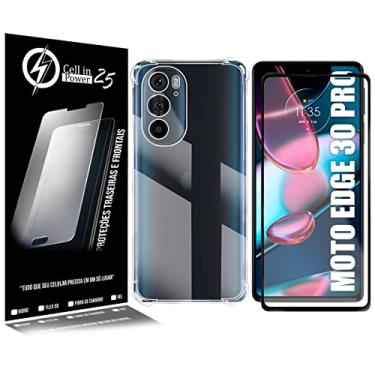 Imagem de Pelicula Vidro 3D + Capa Anti SHOCK compativel Motorola Edge 30 Pro 6.7 - Cell In Power25