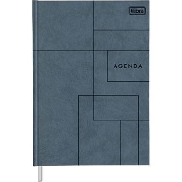 Imagem de Agenda Executiva Costurada Diária 14,5 x 20,5 cm Prátika Permanente - Azul - Tilibra