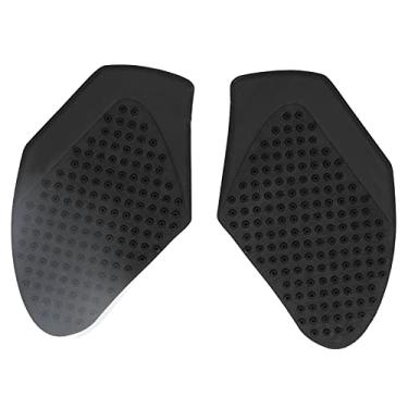 Imagem de Ymiko Almofada de tração do tanque de combustível, almofada de tração lateral do tanque de combustível, adesivo antiderrapante compatível com ZX-10R 2008-2010