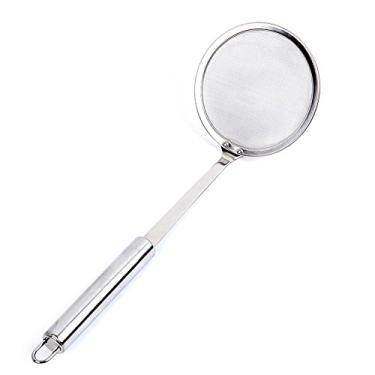 Imagem de (Skimmer Strainer) - TEMCHY Hot Pot Fat Skimmer Spoon - Stainless Steel Fine Mesh Strainer for Skimming Grease and Foam