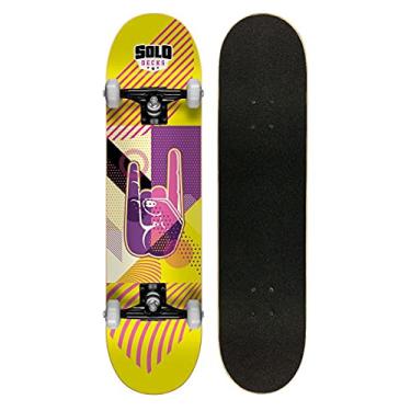 Imagem de Skate Montado Profissional Solo Decks Pop Art 2 - Até 120kgs