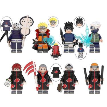 Imagem de Naruto Building Blocks Toy Japão Anime Figura Confronto 