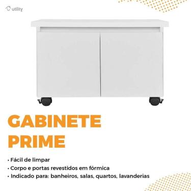 Imagem de Gabinete Armario Armarinho Balcão De Banheiro Gaveteiro 80Cm