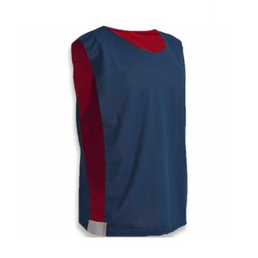 Imagem de Kit com 10 Coletes Dupla Face TRB Azul Marinho e Vermelho