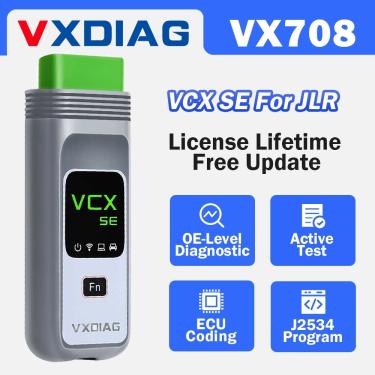Imagem de Vxdiag vcx se doip para jlr sdd pathfinder diagnóstico do carro wifi obd2 scanner automotivo para