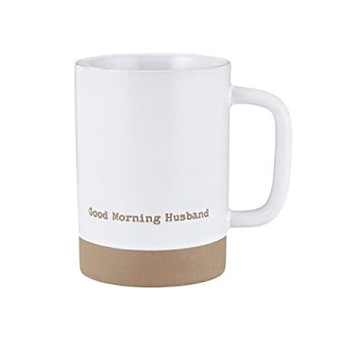 Imagem de Creative Brands Heartfelt Collection - Caneca de grés vitrificada com molde, 500 ml, Marning Husband