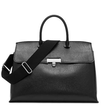 Imagem de Calvin Klein Becky Bolsa Organizacional Grande, Preto/Prata, Tamanho Único, Preto/prata, One Size