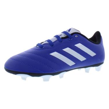 Imagem de adidas Goletto VIII Firm Ground Soccer Shoe, Team Royal Blue/White/Core Black, 4.5 US Unisex Big Kid
