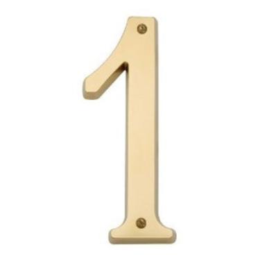 Imagem de Baldwin 90671190# 1 número de casa, liso, preto