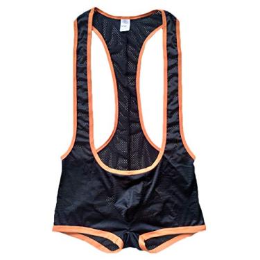 Imagem de Supernova Jaqueira masculina de malha para luta livre com bumbum aberto – G