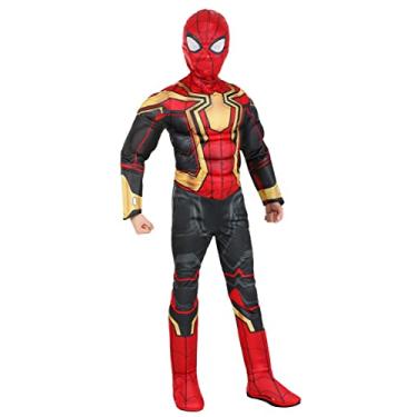 Imagem de MARVEL Boys Deluxe Iron Spider Man Costume, Kids Spiderman Integrated Suit for Children