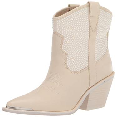 Imagem de Dolce Vita Bota feminina NASHE cano médio, pérola branca, 10, Pérolas Brancas, 10